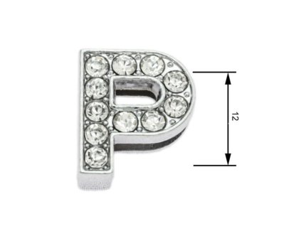 Navlékací písmenka P 12 mm
