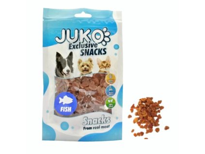 Salmon in Heart Shape JUKO Snacks 70 g