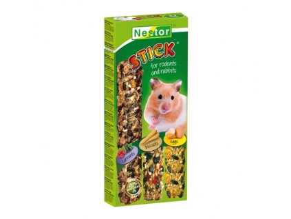 NESTOR Tyčinky 3v1 Křeček rybíz sušenky vejce 175g