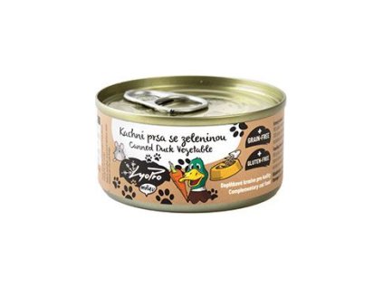 Lyopro CAT konz. Kachní prsa se zeleninou 85g