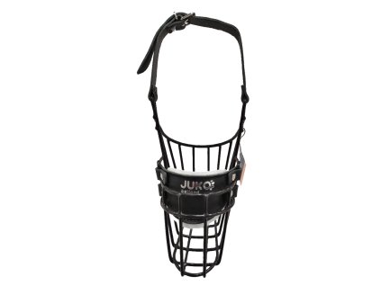 Náhubek černý/kov dobrman, beauceron - pes