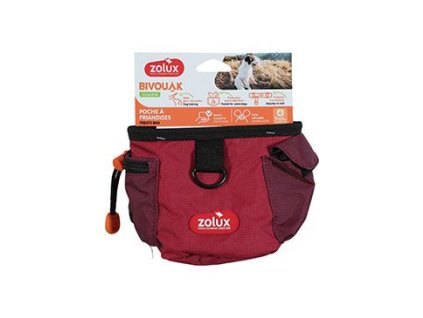 Taška na pamlsky BIVOUAK červená Zolux