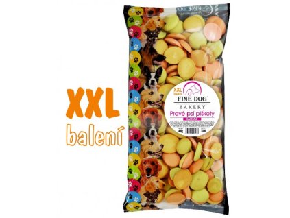 FINE DOG MIX BAKERY Pravé psí piškoty BAREVNÉ XXL balení 400g