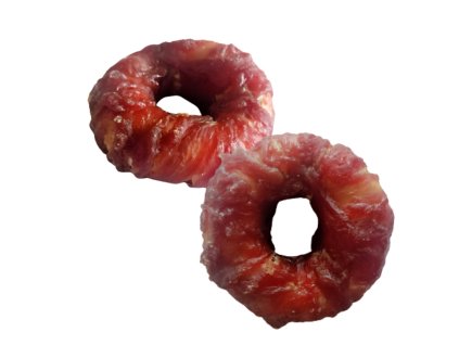 Donut s kachním masem žvýkací Snacks L 6-7 cm - 1ks