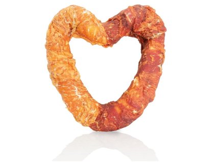 Donut Srdce s kachním a kuřecím masíčkem 12 cm