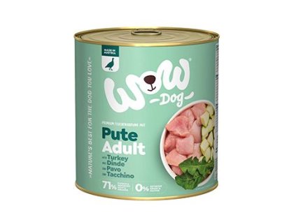 WOW konzerva Adult krocan s cuketou 800g