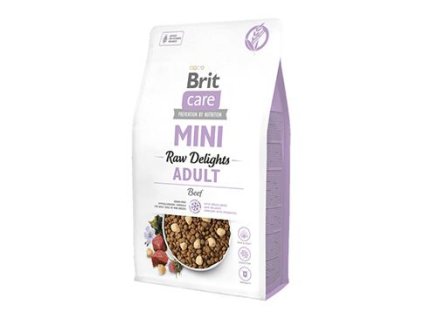 Brit Care Dog Mini FD Raw Delights Beef 2kg