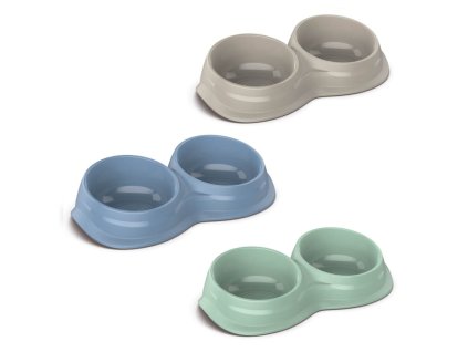 Miska s protiskluzem Wave double 0,34 l