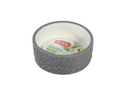 Miska keramická DAISY hlodavec 200ml šedá Zolux