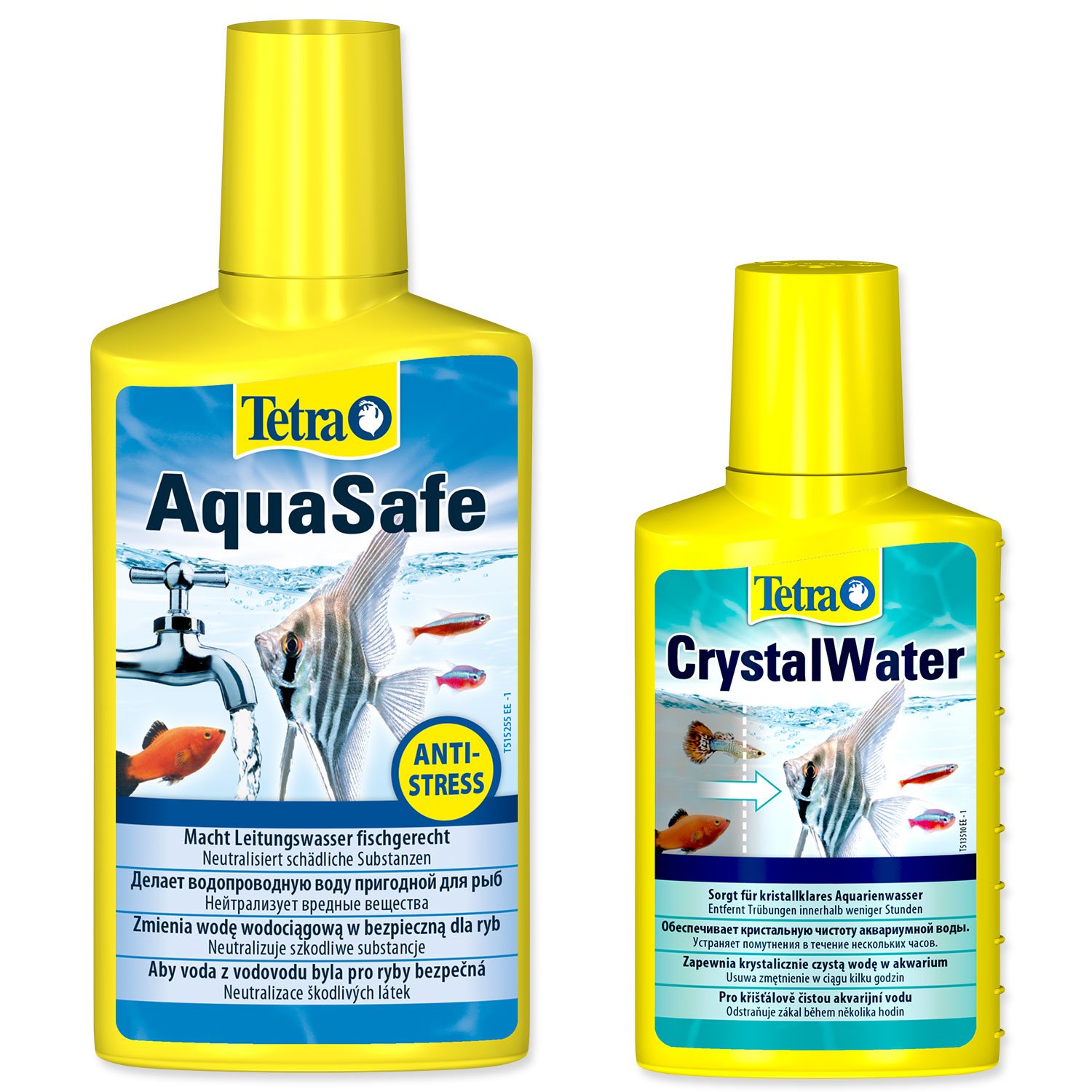 Přípravek Tetra Aqua Safe 250ml + Tetra Crystal Water 100ml zdarma ...
