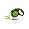 Vodítko FLEXI Neon New M pásek 5m/25kg černá/zelená