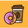 coffee and donut icon