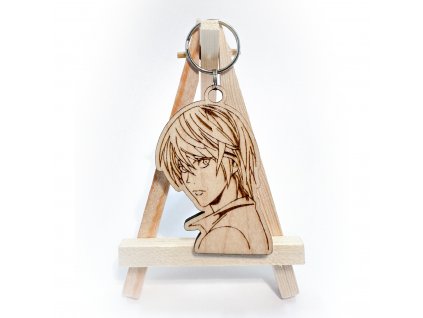 Dřevěný přívěsek Light Yagami