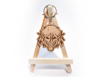 Dřevěný přívěsek Attack Titan