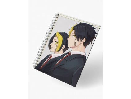 render mockup of spiral notebook floating facing front 26111