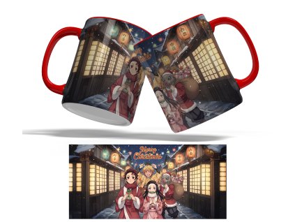 Hrnek Demon Slayer - Merry Christmas #02