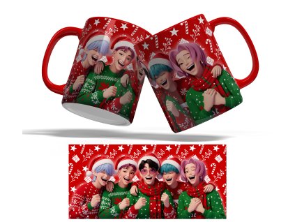 Hrnek K-Pop Demon Hunters - Saja Boys Xmas #01