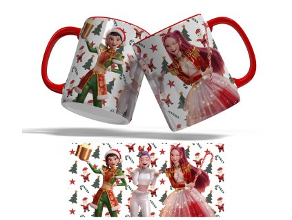 Hrnek K-Pop Demon Hunters - HUNTR/X Xmas #01