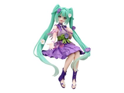 Sběratelská figurka Hatsune MIku - Miku Flower Fairy Cosmos Purple Color Ver. 14 cm