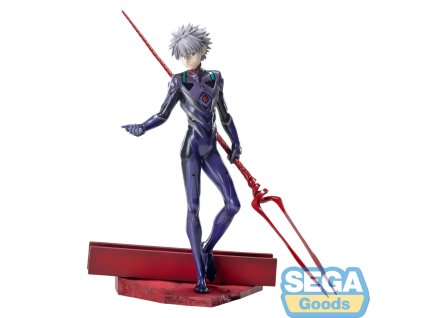 Sběratelská figurka Evangelion -  3.0+1.0 Kaworu x Spear of Longinus Luminasta 21 cm