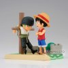 Sběratelská figurka One Piece - Log Stories Monkey D. Luffy & Roronoa Zoro 8cm