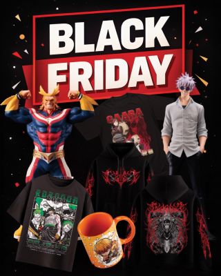 𝐁𝐋𝐀𝐂𝐊 𝐅𝐑𝐈𝐃𝐀𝐘 u nás teprve začíná! 🖤🔥 Ideální čas rozšířit sbírku nebo vyřešit vánoční dárky pro všechny otaku v okolí. 🎁🌸...