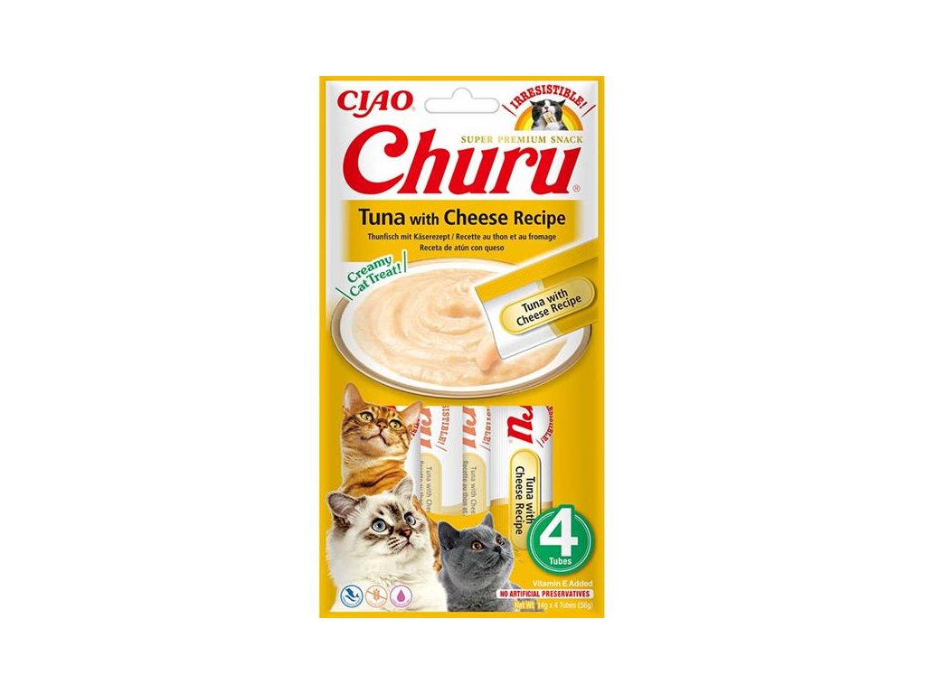 75966 1 inaba churu cat snack tunak syr 4x14g z kategorie chovatelske potreby a krmiva pro kocky krmivo a pamlsky pro kocky pamlsky pro kocky