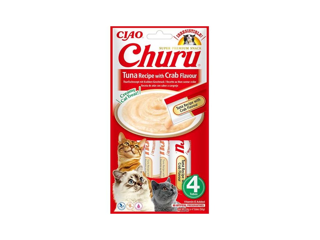 75972 1 inaba churu cat snack tunak s krabi prichuti 4x14g z kategorie chovatelske potreby a krmiva pro kocky krmivo a pamlsky pro kocky pamlsky pro kocky