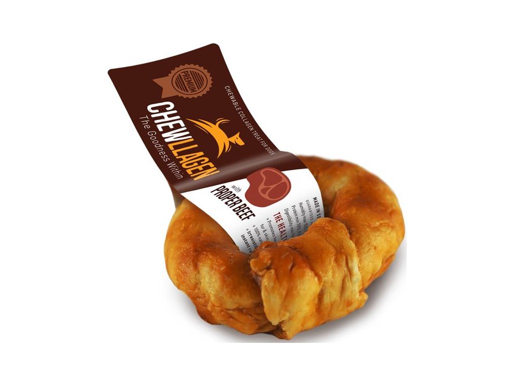 58275 1 chewllagen hovezi donut 9 cm z kategorie chovatelske potreby a krmiva pro psy pamlsky pro psy pamlsky z prirodni zelatiny pro psy
