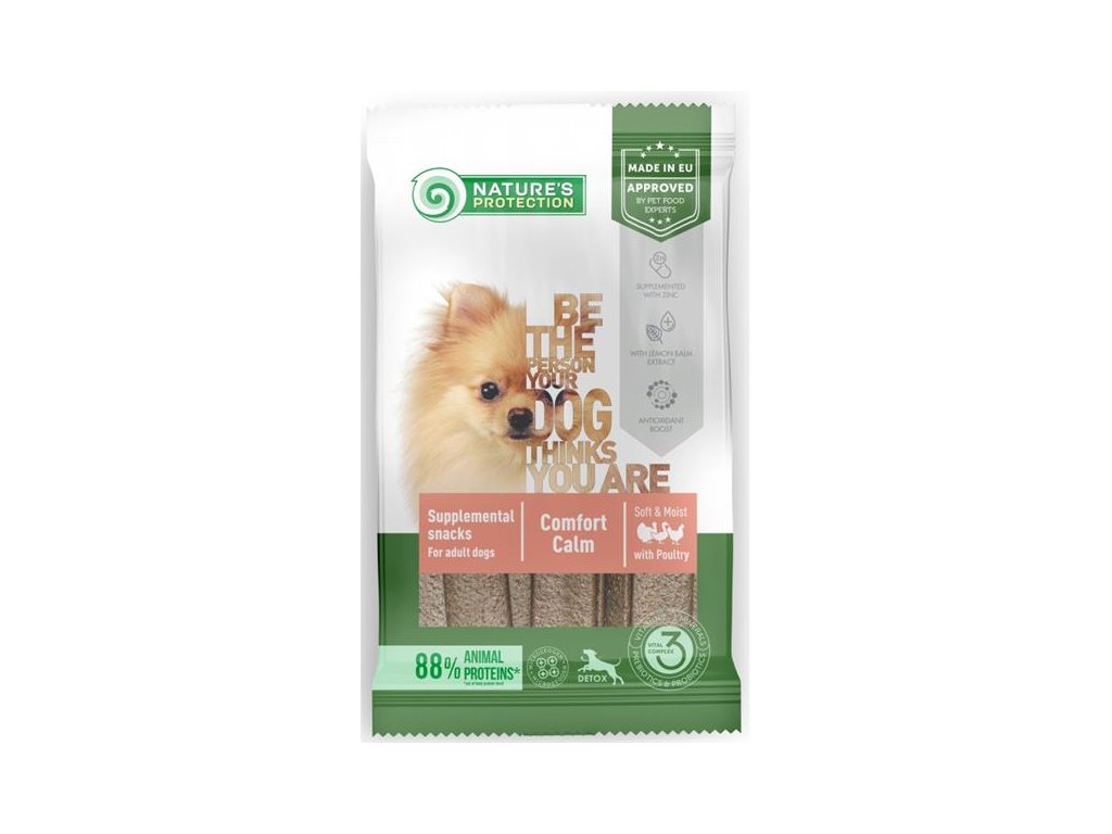 56865 1 nature s protection poultry comfort calm 160g z kategorie chovatelske potreby a krmiva pro psy pamlsky pro psy funkcni pamlsky pro psy