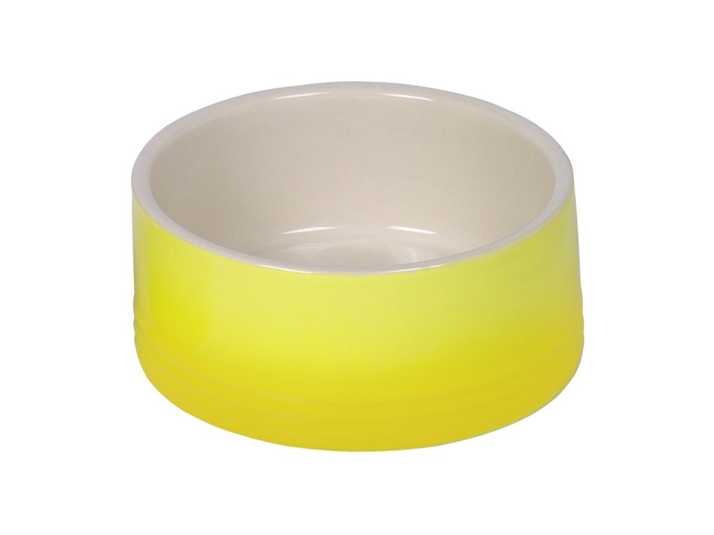 26244 1 nobby keramicka miska gradient zluta 15 0 x 6 0 cm 0 55 l z kategorie chovatelske potreby a krmiva pro psy misky a davkovace pro psy keramicke misky pro psy