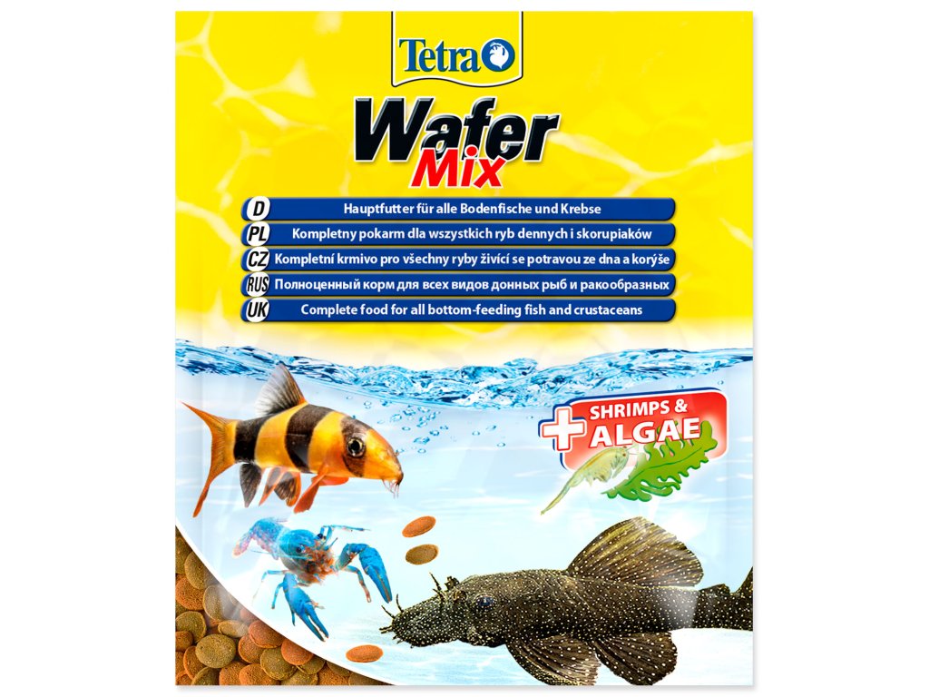60812 1 tetra wafer mix sacek 15 g z kategorie akvaristicke a teraristicke potreby akvarijni technika