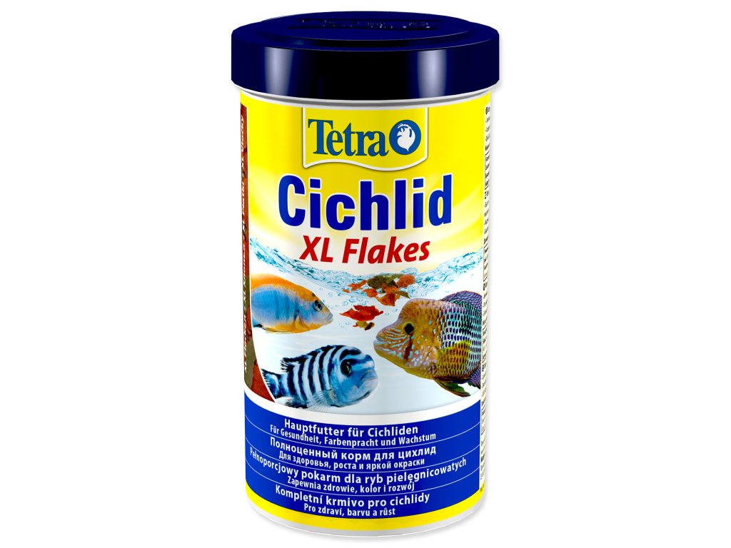 57897 1 tetra cichlid xl flakes 500 ml z kategorie akvaristicke a teraristicke potreby akvarijni technika