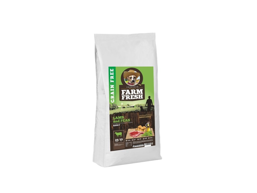 83067 1 farm fresh lamb and peas grain free 20 kg z kategorie chovatelske potreby a krmiva pro psy krmiva pro psy granule pro psy
