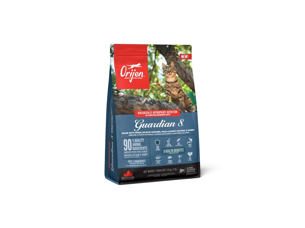 37548 orijen guardian 8 cat 1 8 kg z kategorie chovatelske potreby a krmiva pro kocky krmivo a pamlsky pro kocky granule pro kocky