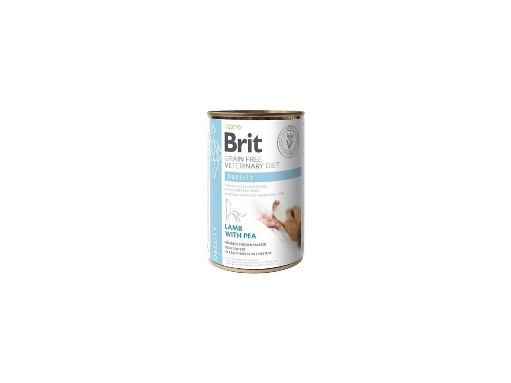 52293 1 brit vd dog gf konz obesity 400g z kategorie chovatelske potreby a krmiva pro psy krmiva pro psy veterinarni diety pro psy