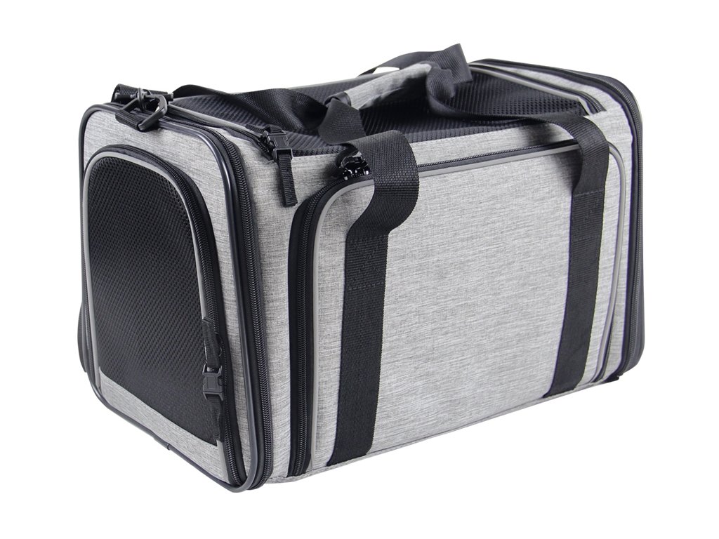 33453 3 nobby multifunkcni prepravni taska extend do 10 kg seda z kategorie chovatelske potreby a krmiva pro kocky prepravky tasky pro kocky