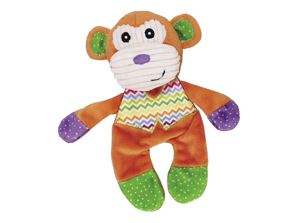 15495 1 nobby plysova plocha hracka pro stene opicka 21 cm z kategorie chovatelske potreby a krmiva pro psy hracky pro psy plysove hracky pro psy