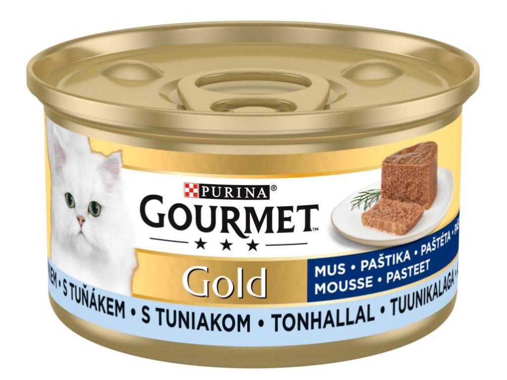 82359 1 gourmet gold jemna pastika tunak 85 g z kategorie chovatelske potreby a krmiva pro kocky krmivo a pamlsky pro kocky konzervy pro kocky