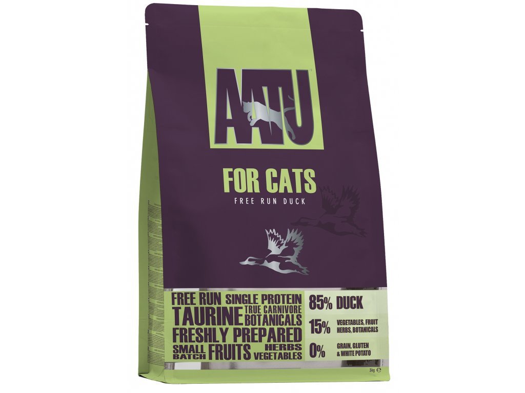 3627 aatu cat 85 15 duck 3kg z kategorie chovatelske potreby a krmiva pro kocky krmivo a pamlsky pro kocky granule pro kocky