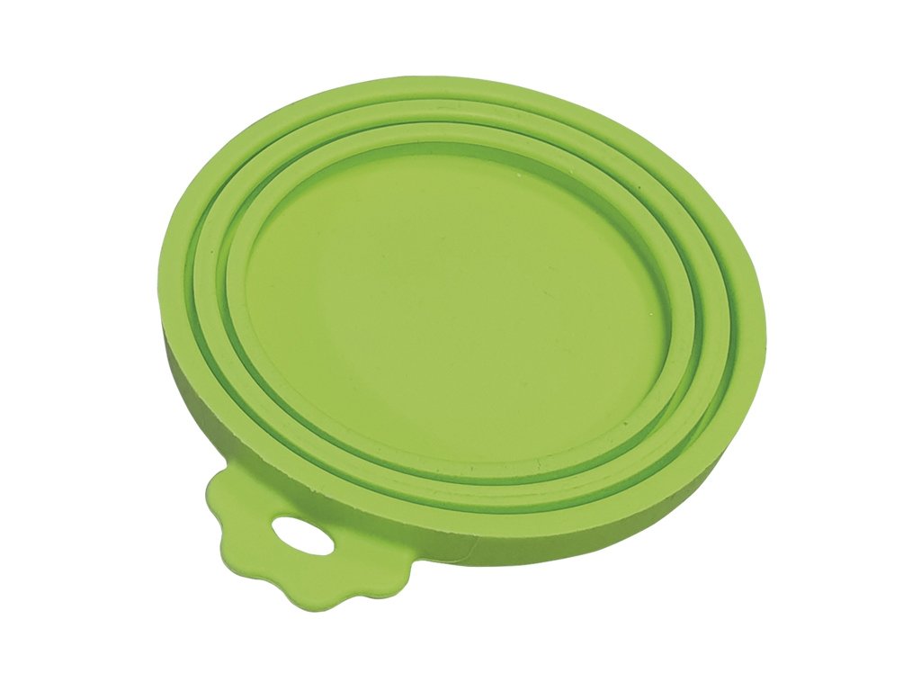 33531 4 nobby silikonove vicko na konzervy zelena 1 ks z kategorie chovatelske potreby a krmiva pro psy misky a davkovace pro psy vicka na konzervy pro psy