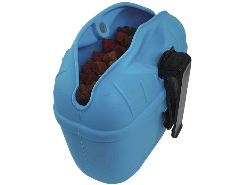 61913 3 nobby rio silikonovy pamlskovnik 12 5 x 10 5 cm modry z kategorie chovatelske potreby a krmiva pro psy doplnky pro vycvik a sport psu pamlskovniky tasky pro psy