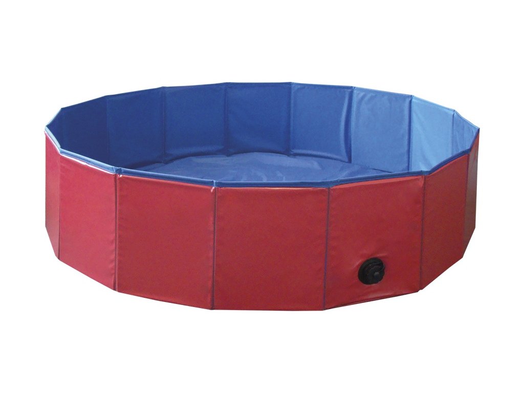 17745 2 nobby bazen pro psa skladaci cerveny l 160x30cm z kategorie chovatelske potreby a krmiva pro psy pelisky a dvirka pro psy bazenky pro psy