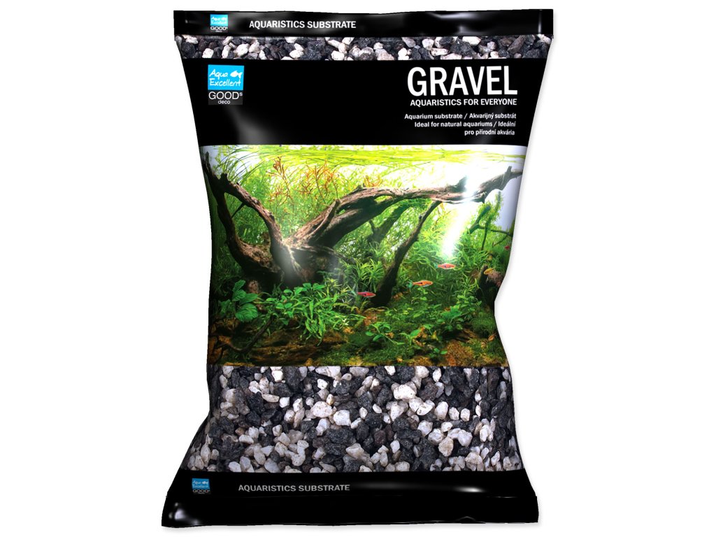 60284 1 drt aqua excellent cerna bila 4 8 mm 3 kg z kategorie akvaristicke a teraristicke potreby pisky a sterky