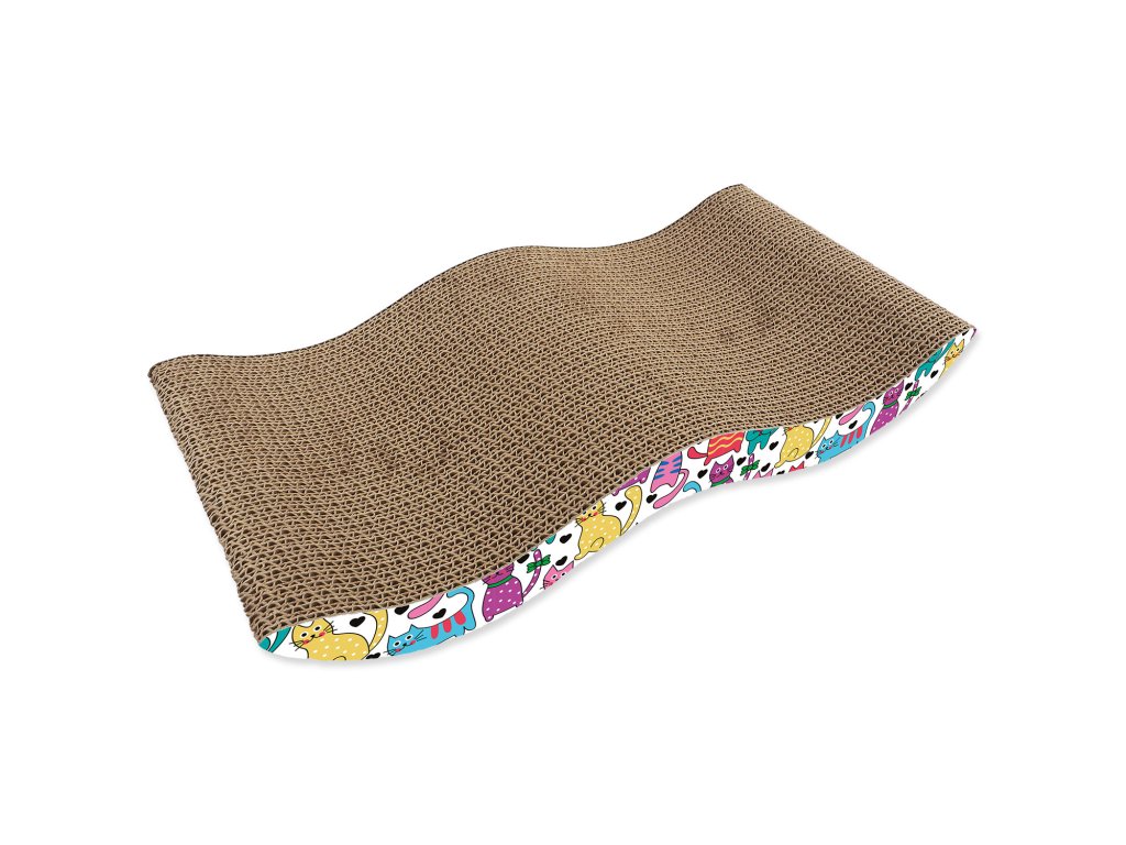 76581 1 skrabadlo magic cat wave 5 kartonove 1 ks z kategorie chovatelske potreby a krmiva pro kocky skrabadla pro kocky