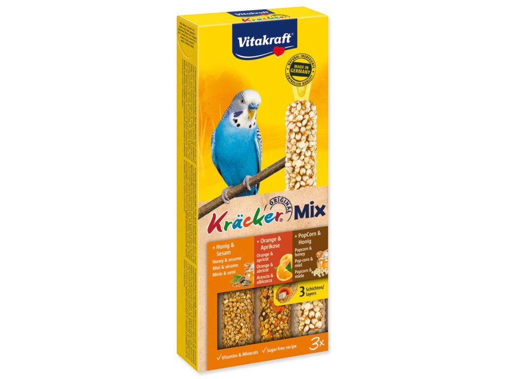60452 1 vitakraft kracker sittich combi 3 ks z kategorie chovatelske potreby pro ptaky a papousky pamlsky pro papousky
