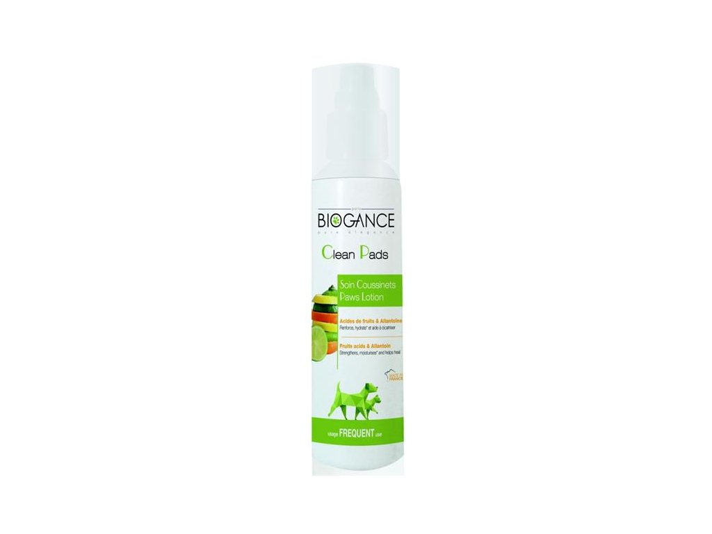 77481 1 biogance clean pads ochrany spray tlapek 100 ml z kategorie chovatelske potreby a krmiva pro psy vitaminy a leciva pro psy pohybovy aparat u psu