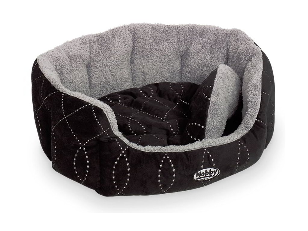 13947 2 nobby ceno pelisek cerny 45x40x19cm z kategorie chovatelske potreby a krmiva pro psy pelisky a dvirka pro psy pelechy a pohovky pro psy