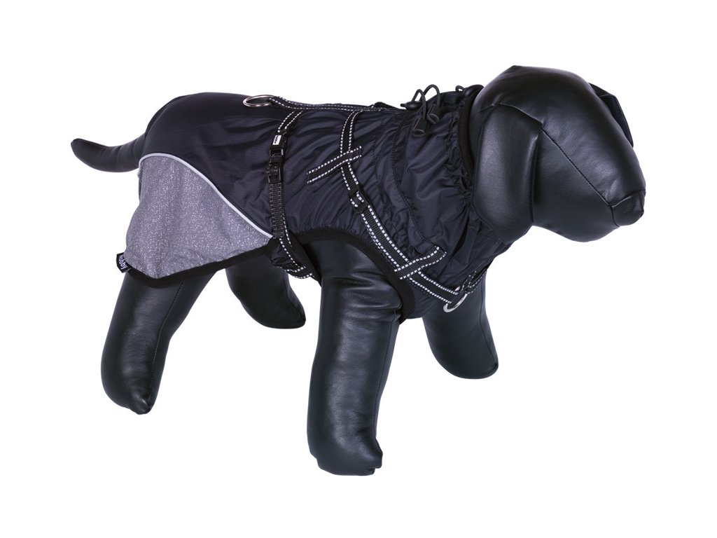 14412 4 nobby akam funkcni oblecek s postrojem cerna 44cm z kategorie chovatelske potreby a krmiva pro psy oblecky a doplnky pro psy zimni oblecky pro psy