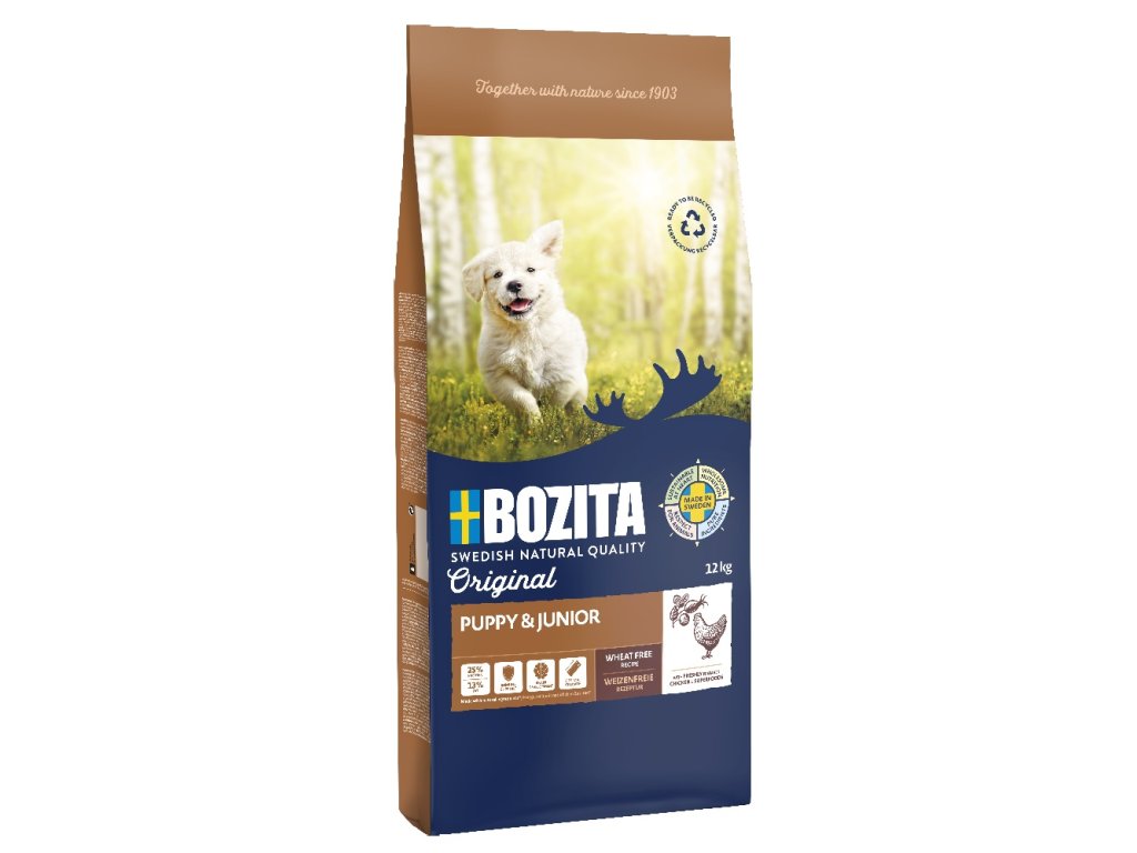 83658 1 bozita dog puppy junior 12 kg z kategorie chovatelske potreby a krmiva pro psy krmiva pro psy granule pro psy